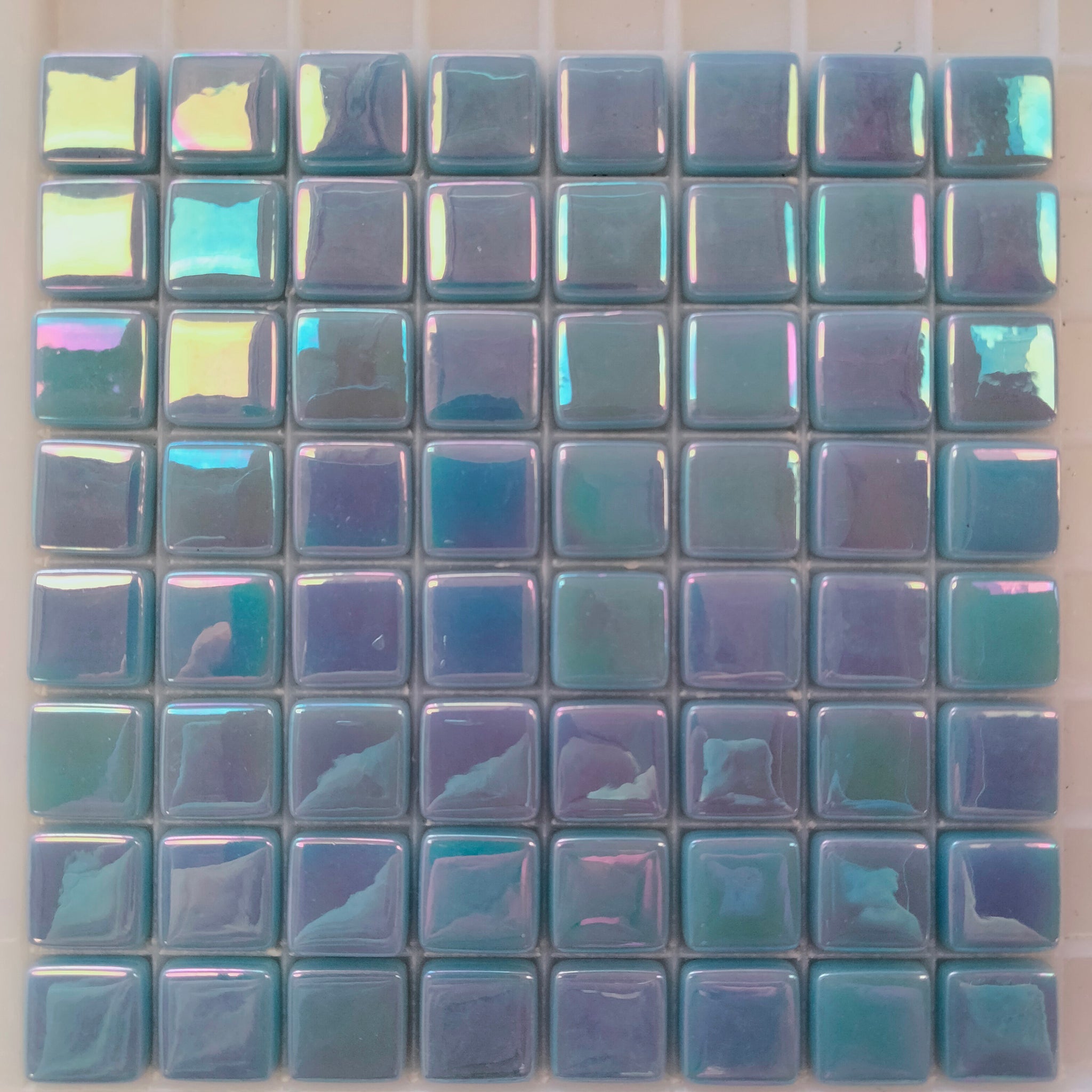 163-i Turquoise Blue–sheeted tile