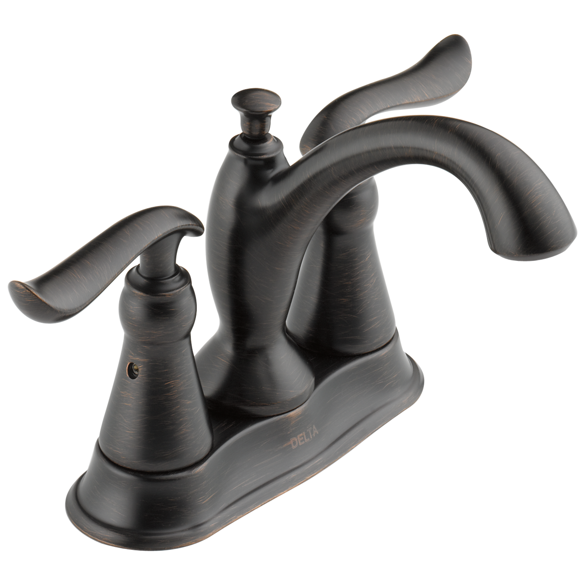 Delta Linden™: Two Handle Tract-Pack Centerset Bathroom Faucet