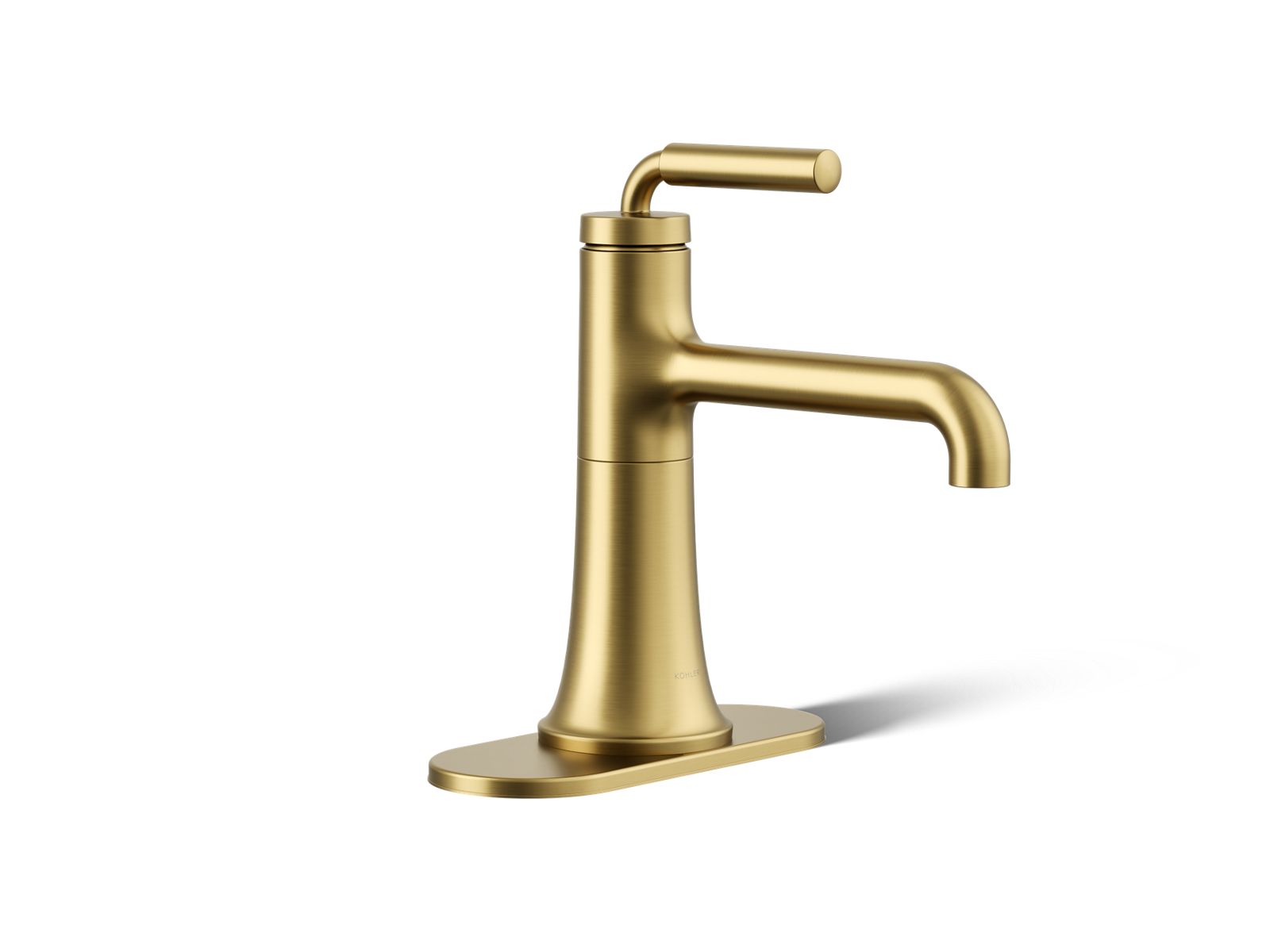 KOHLER K-27415-4N-2MB Tone Single-Handle Bathroom Sink Faucet, 0.5 Gpm In Vibrant Brushed Moderne Brass