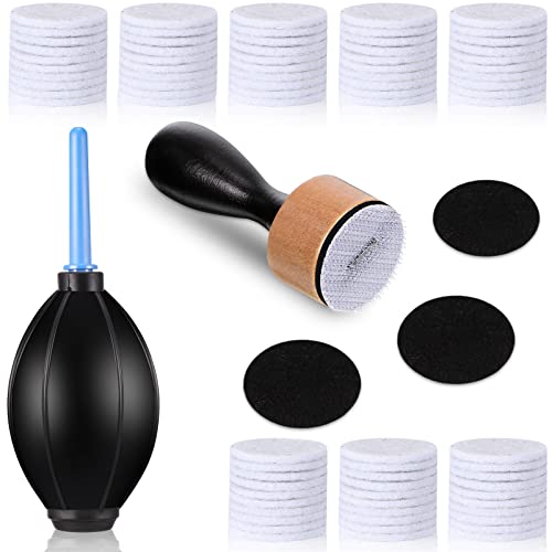 54 Pieces Alcohol Ink Blower Applicator Tool Set, Include Round Blending Tool Ranger Mini Blending Tool Air Blower Mini Ink Blower Felts Replacement