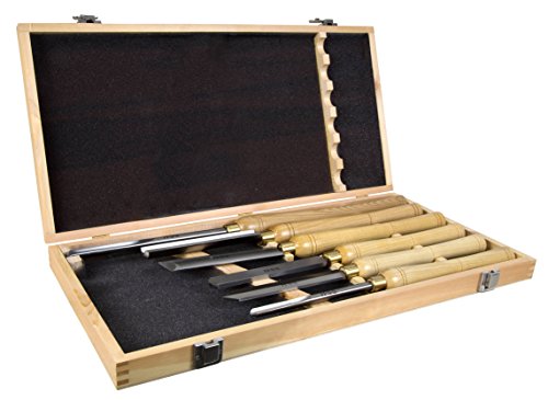 WEN CH15 6-Piece 16-to-22-Inch Artisan Chisel Set with High-Speed Steel Blades and Domestic Ash Handles