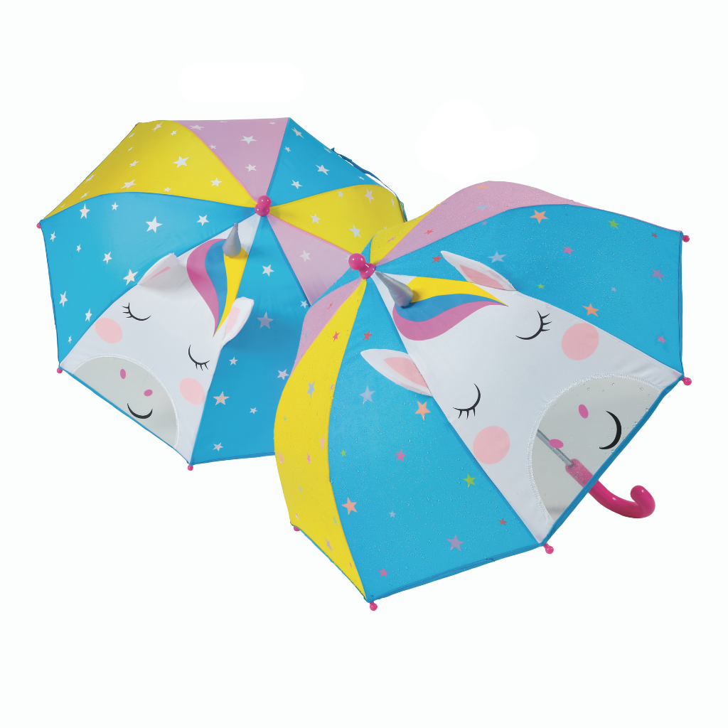 Color Changing 3D Umbrella – Rainbow Unicorn