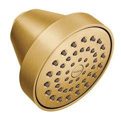 MOEN 6399EPBG  One-Function 3-5/8″ Diameter Spray Head Eco-Performance Showerhead In Brushed Gold