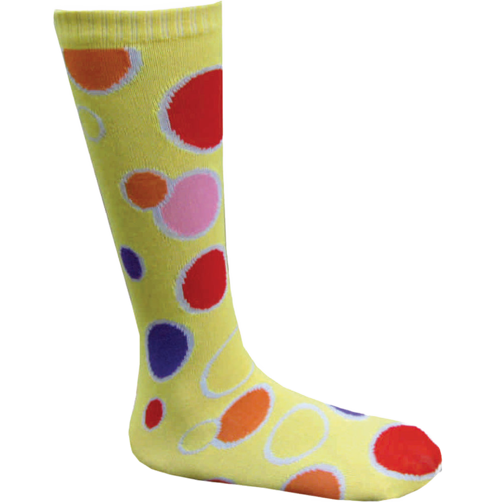 Yellow Circle Knee Socks – Kids