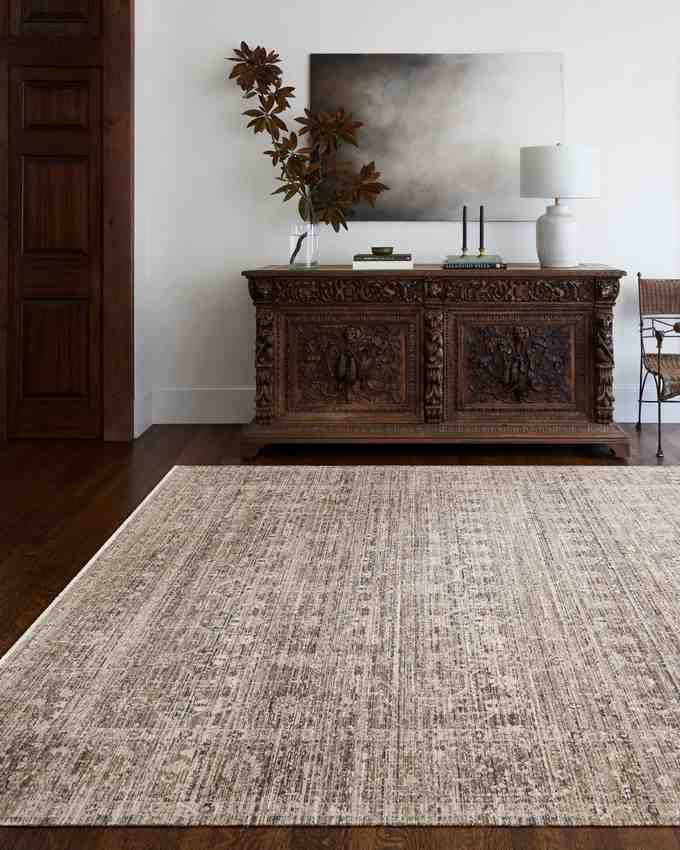 Margaret Traditional Dark Sage Washable Area Rug – Becki Owens x Livabliss