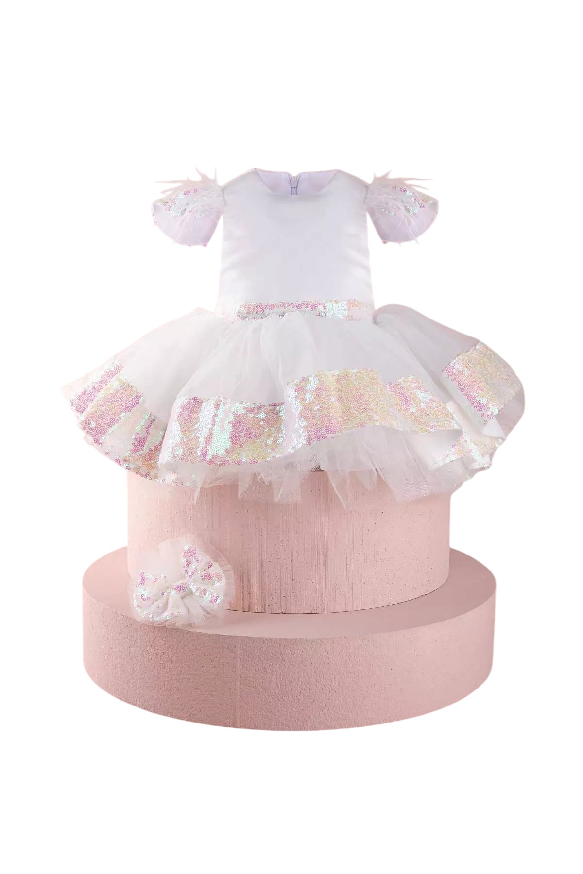 Almira White Baby Dress