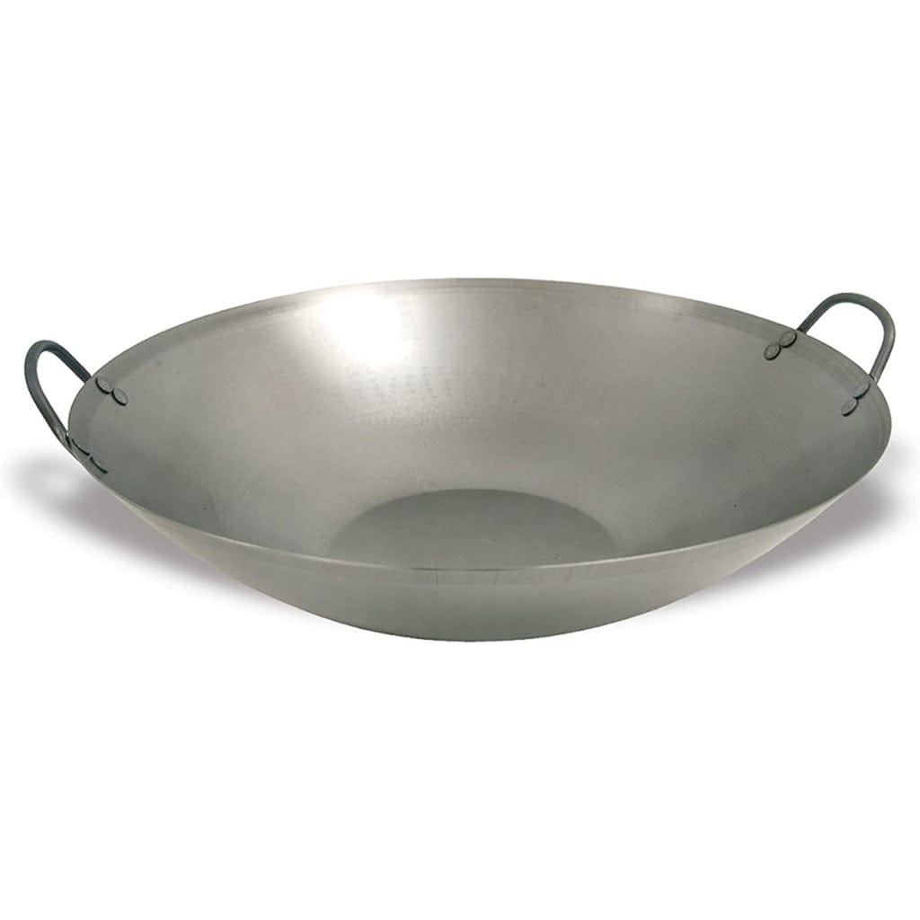 Bayou Classic 15″ Carbon Steel Flat Bottom Wok