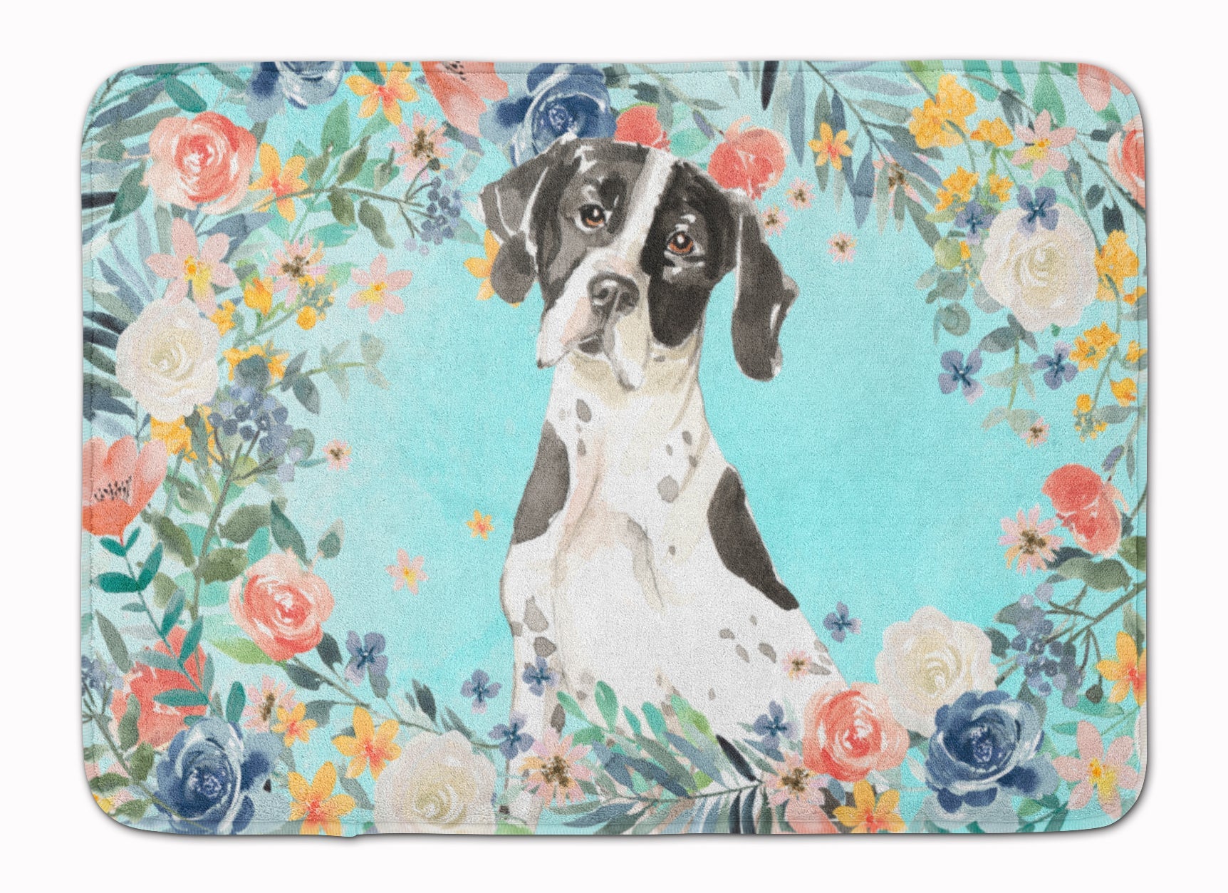 English Pointer Machine Washable Memory Foam Mat CK3427RUG