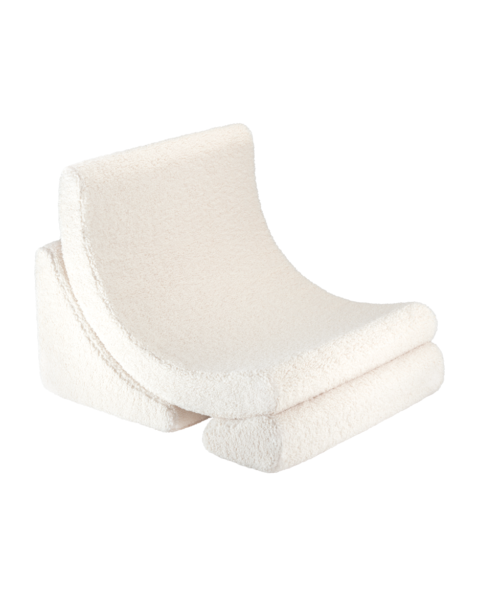 Cream White Moon Chair