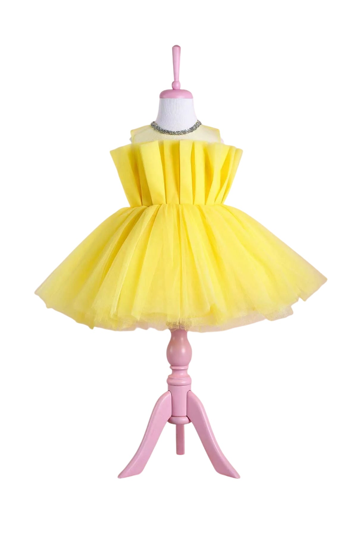 Eliza Yellow Party Dress