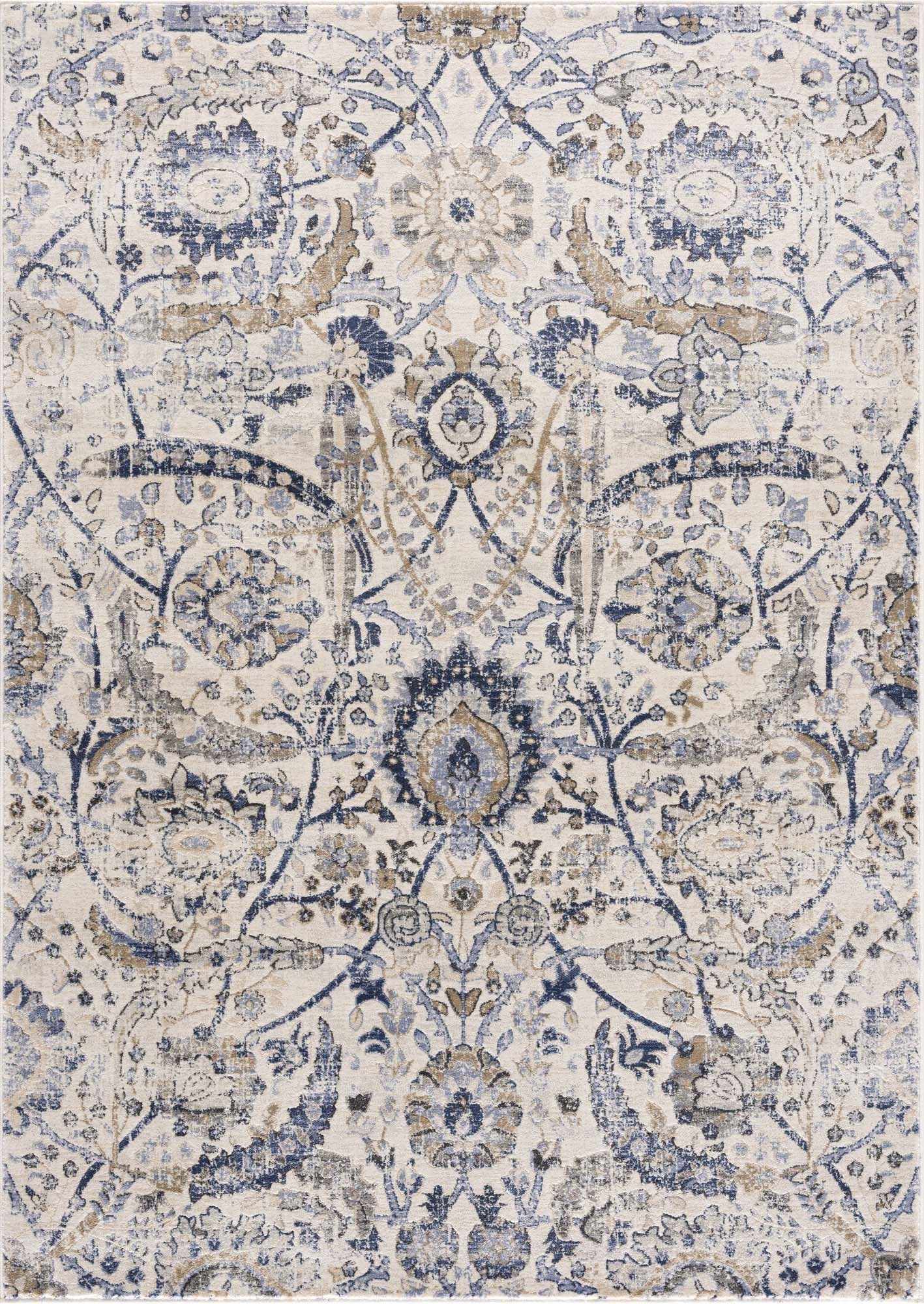 Georgiana Blue & Beige Oushak Rug