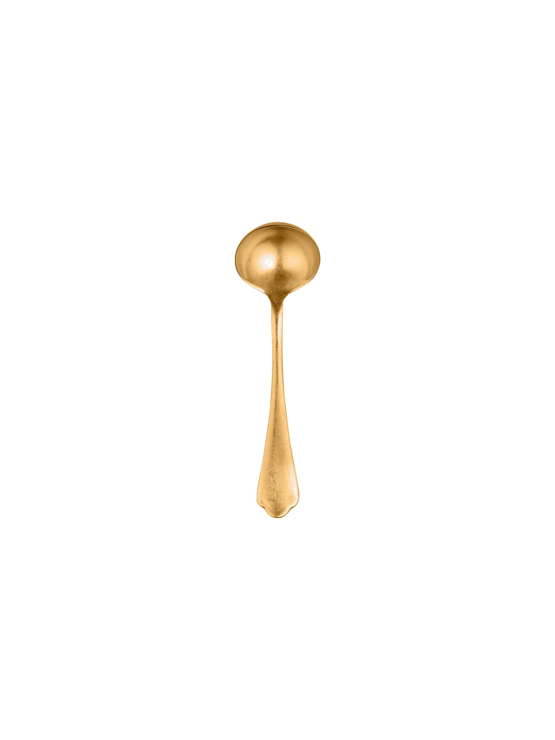 Mepra Vintage Gold Pewter Sauce Spoon