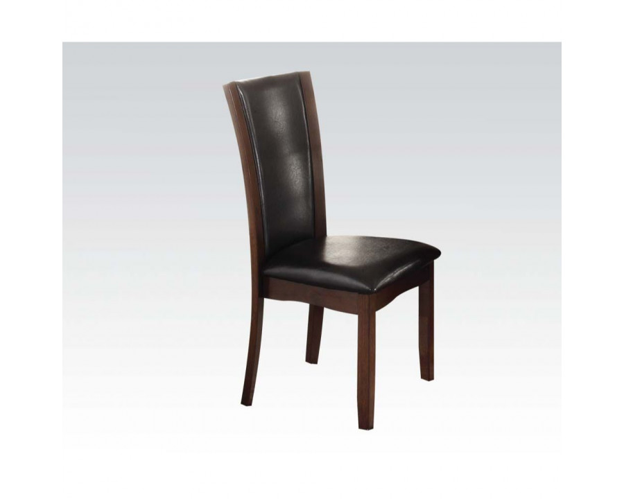 ACME – Malik Side Chair (2Pc) in Espresso PU/Espresso