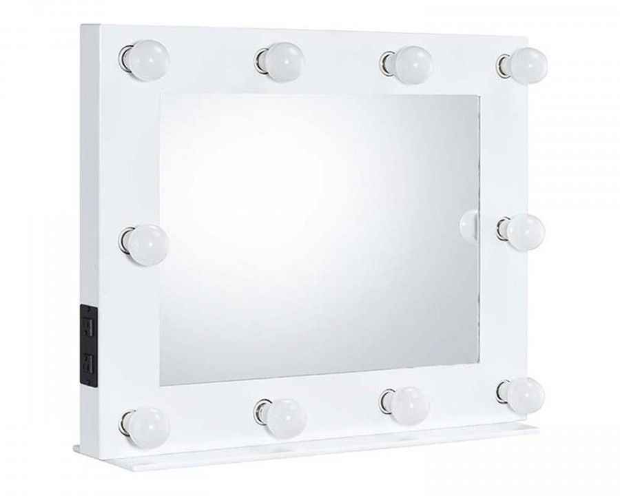 ACME – Avery Accent Mirror in White