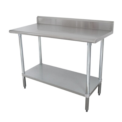 Advance Tabco KLAG-307-X – Work Table, 84 x 30 inch, 16 gauge 430 series stainless steel