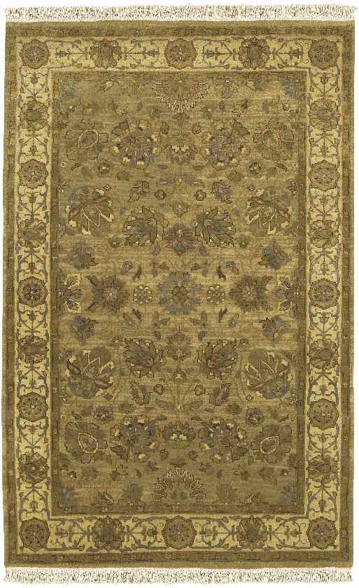 Bowers Traditional Brown/Beige Area Rug