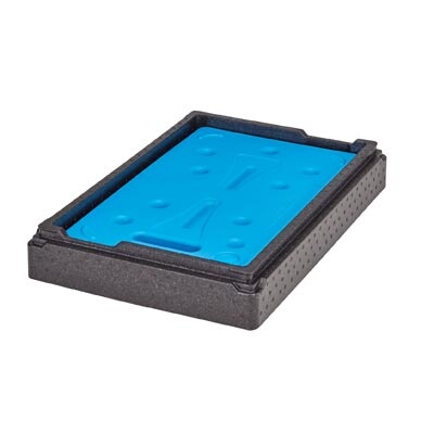 Cambro EPPCTSPKG110 – Camchiller Insert Package, (1) black insert & (1) glacier blue Cold Plate