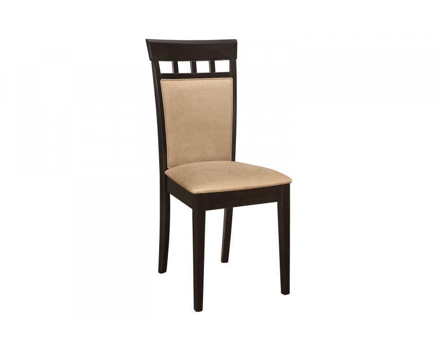 Coaster – Gabriel Upholstered Side Chairs (Set Of 2) in Cappuccino/Tan