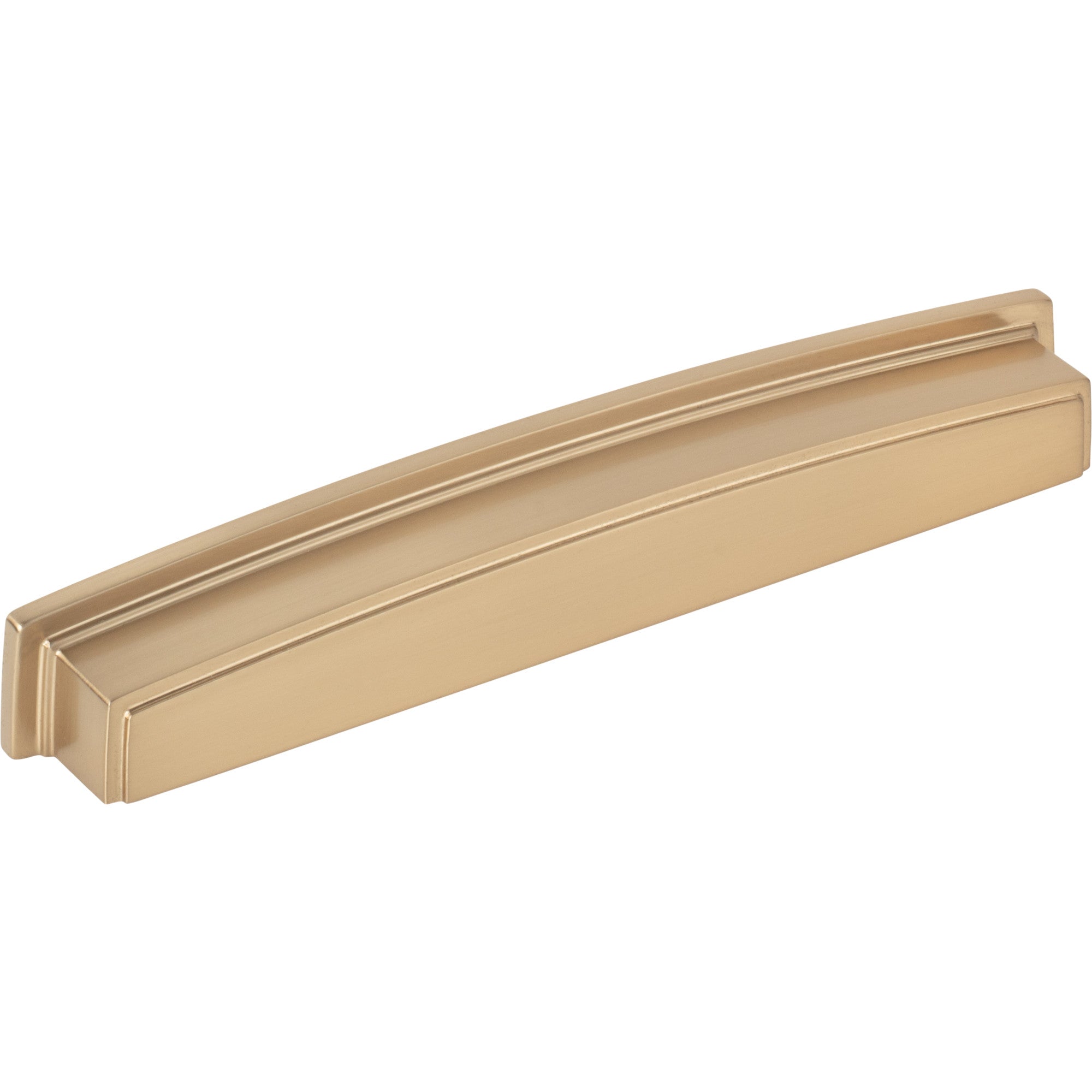 JEFFREY ALEXANDER 141-192SBZ Renzo 192 mm Center-to-Center Cup/Bin Pull – Satin Bronze