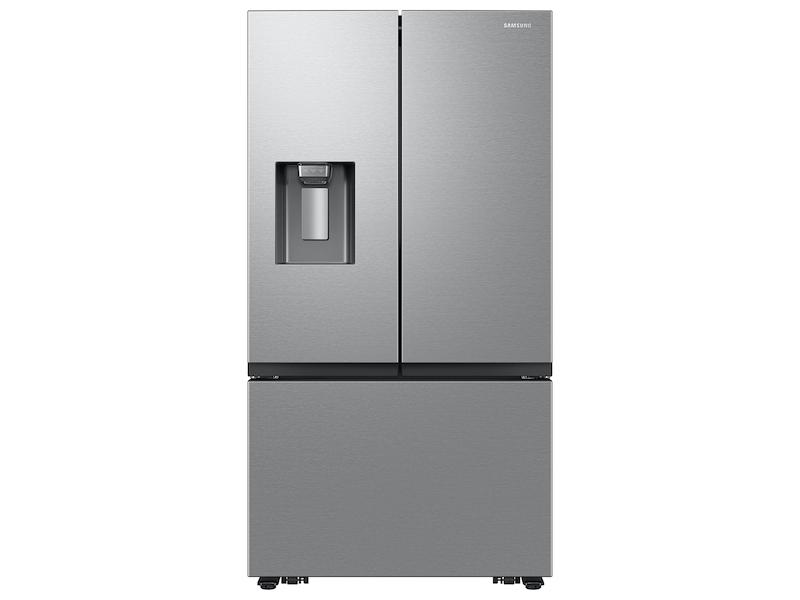 26 cu. ft. Mega Capacity Counter Depth 3-Door French Door Refrigerator with External Water and Ice Dispenser in Stainless Steel