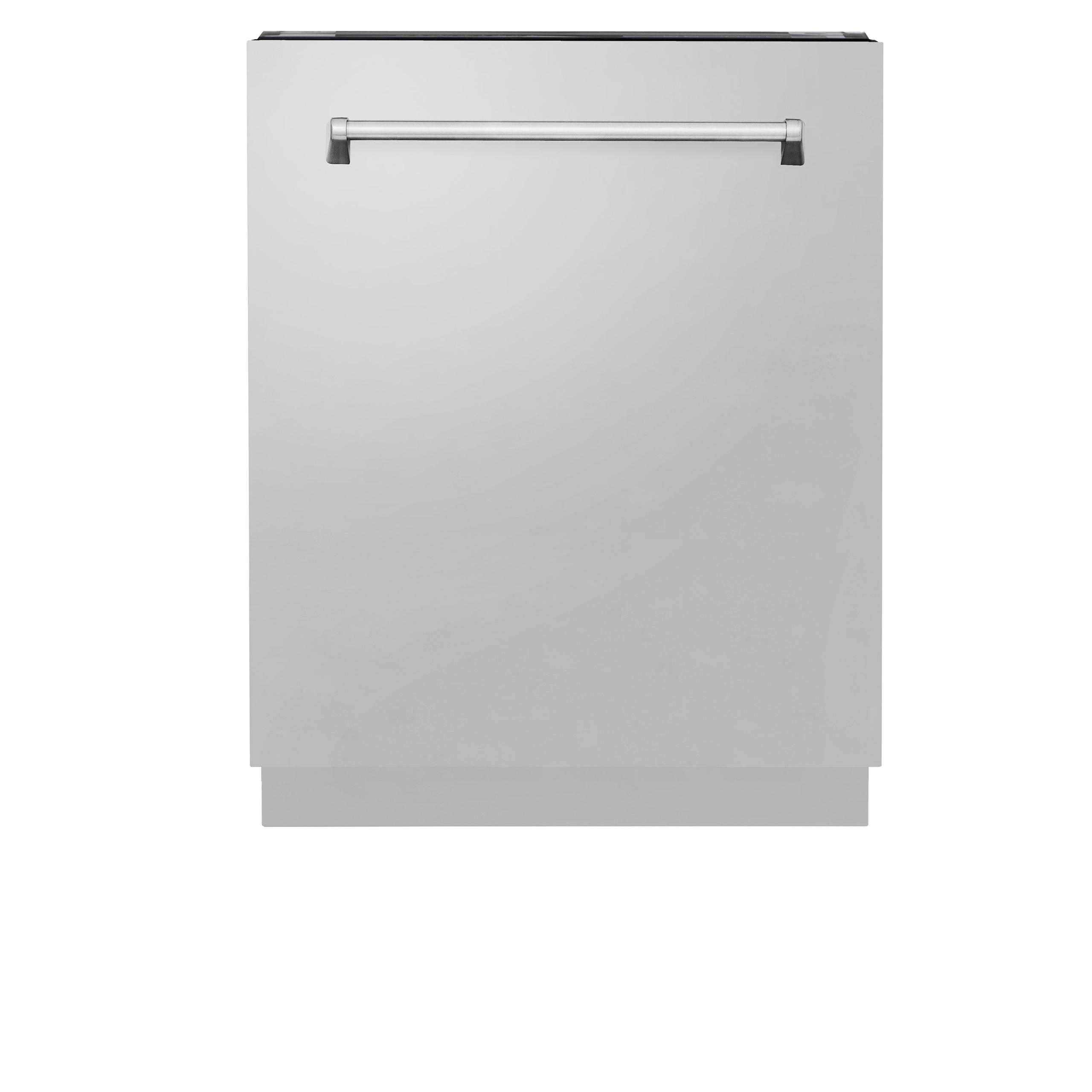 ZLINE 24″ Tallac Series 3rd Rack Dishwasher in Custom Panel Ready with Stainless Steel Tub, 51dBa (DWV-24)