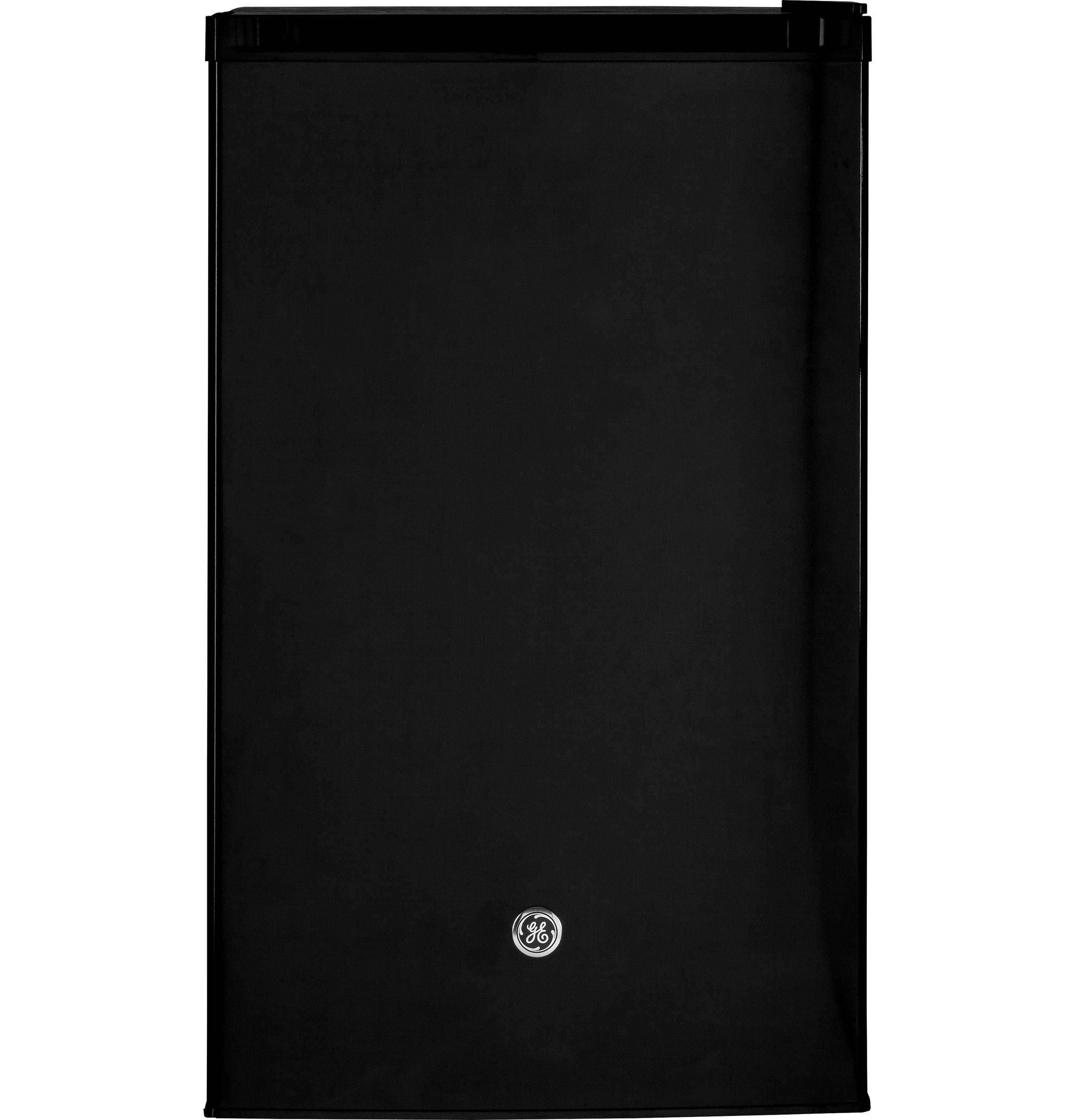 “Open Box” GE 20″ Compact Refrigerator – Black – Right Hinge GME04GGKBB