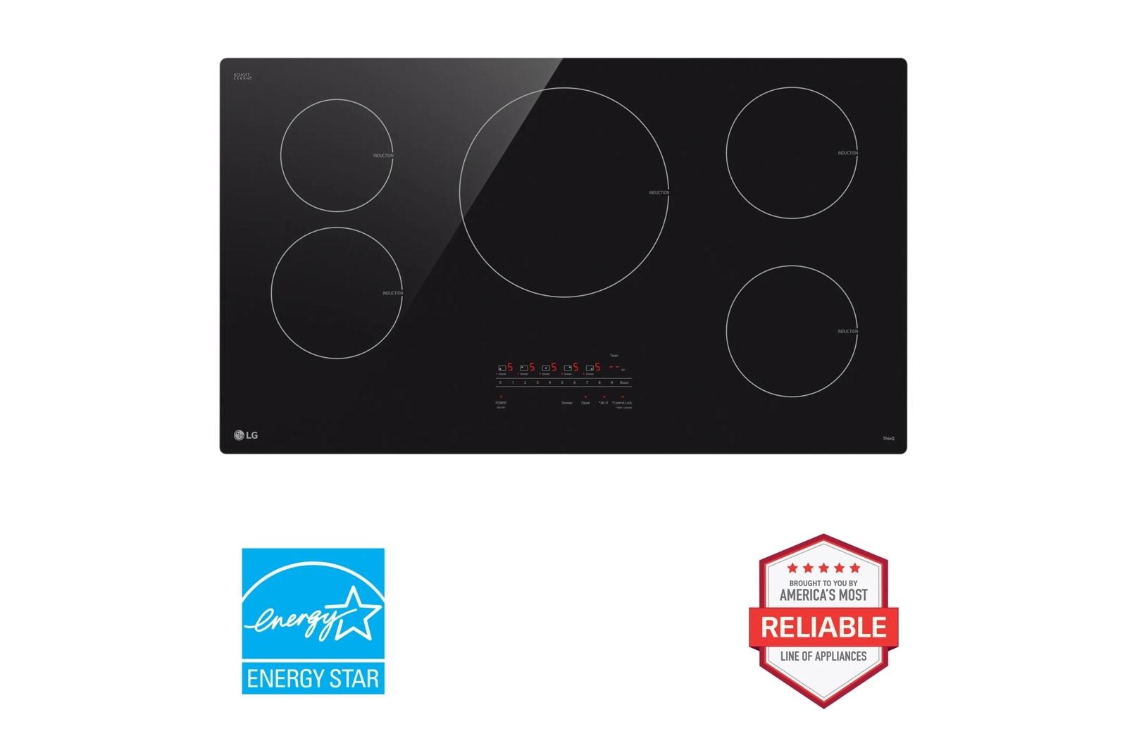 36″ Smart Induction Cooktop with UltraHeat™ 4.3kW Element