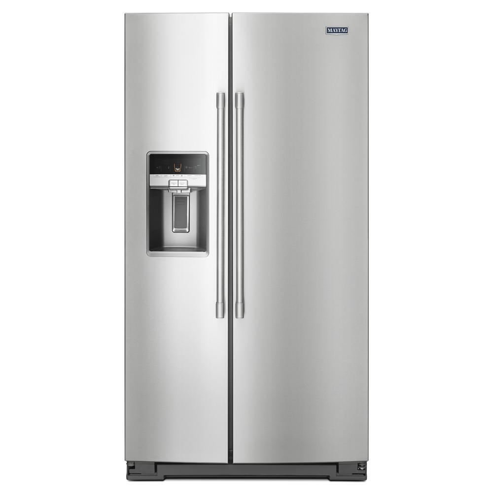 36- Inch Wide Counter Depth Side-by-Side Refrigerator- 21 Cu. Ft.