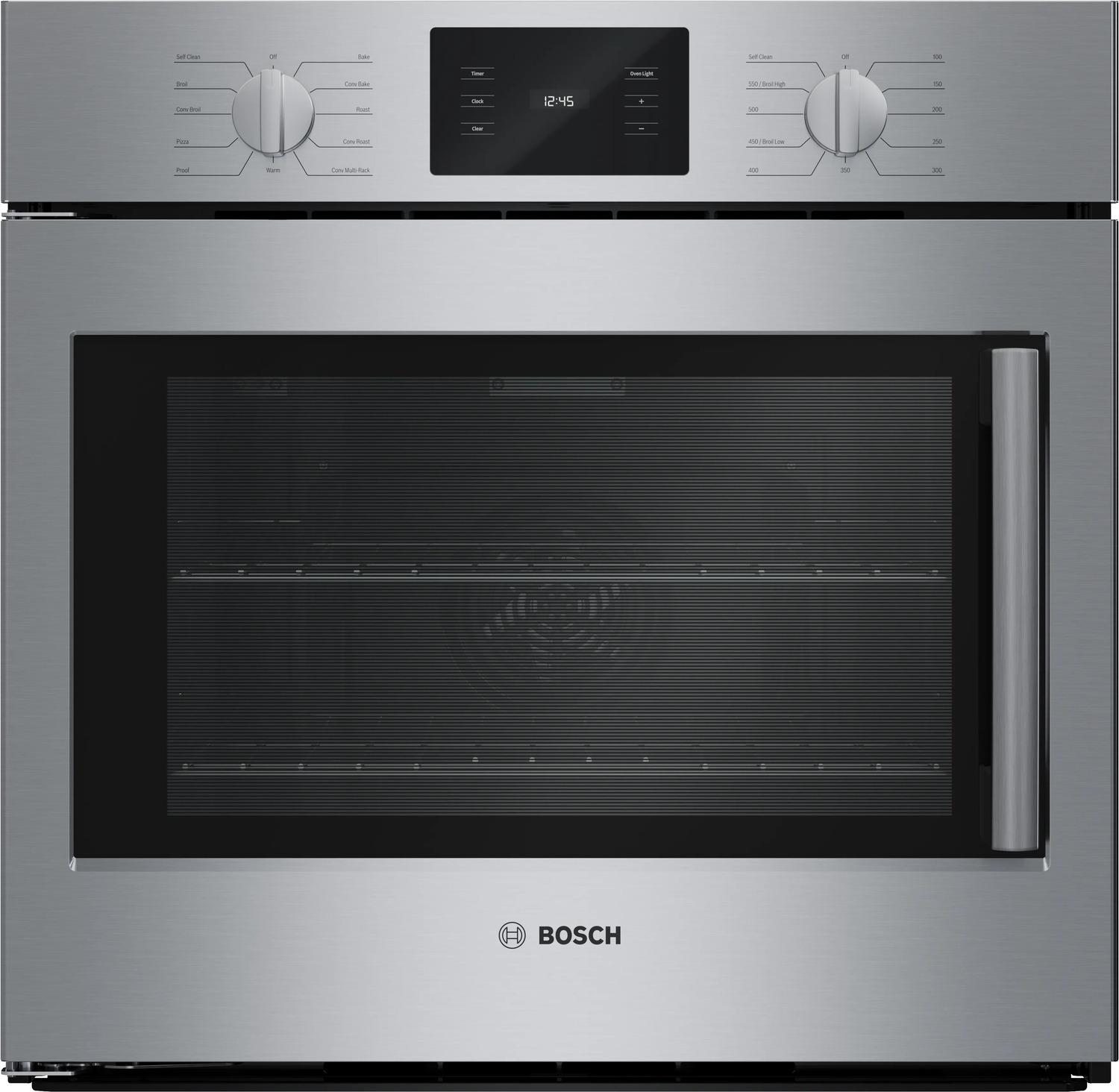 500 Series Single Wall Oven 30″ Left SideOpening Door, Stainless Steel