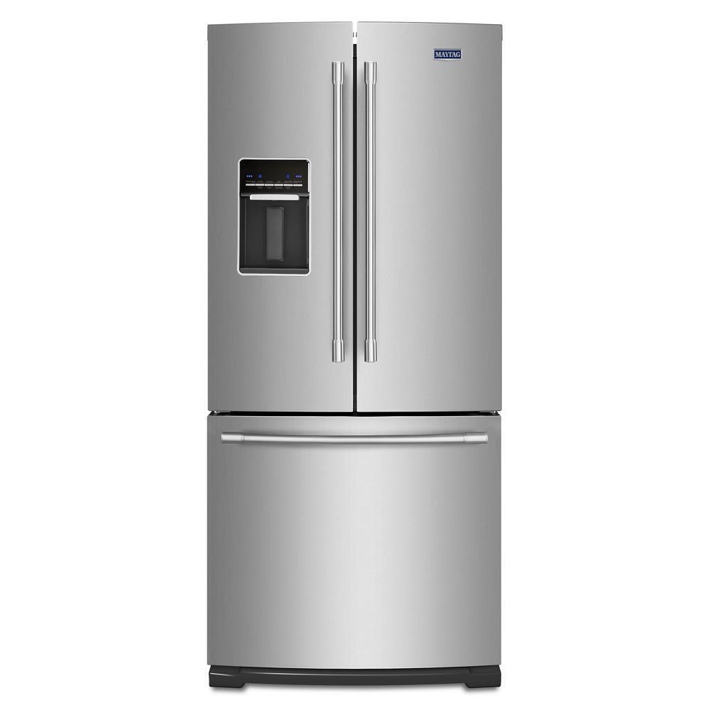 30-Inch Wide French Door Refrigerator with Exterior Water Dispenser- 20 Cu. Ft.