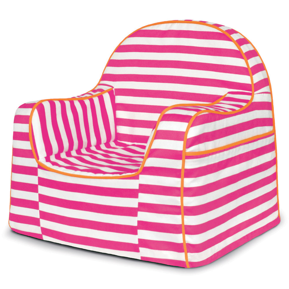 Little Reader Chair – Stripes Pink