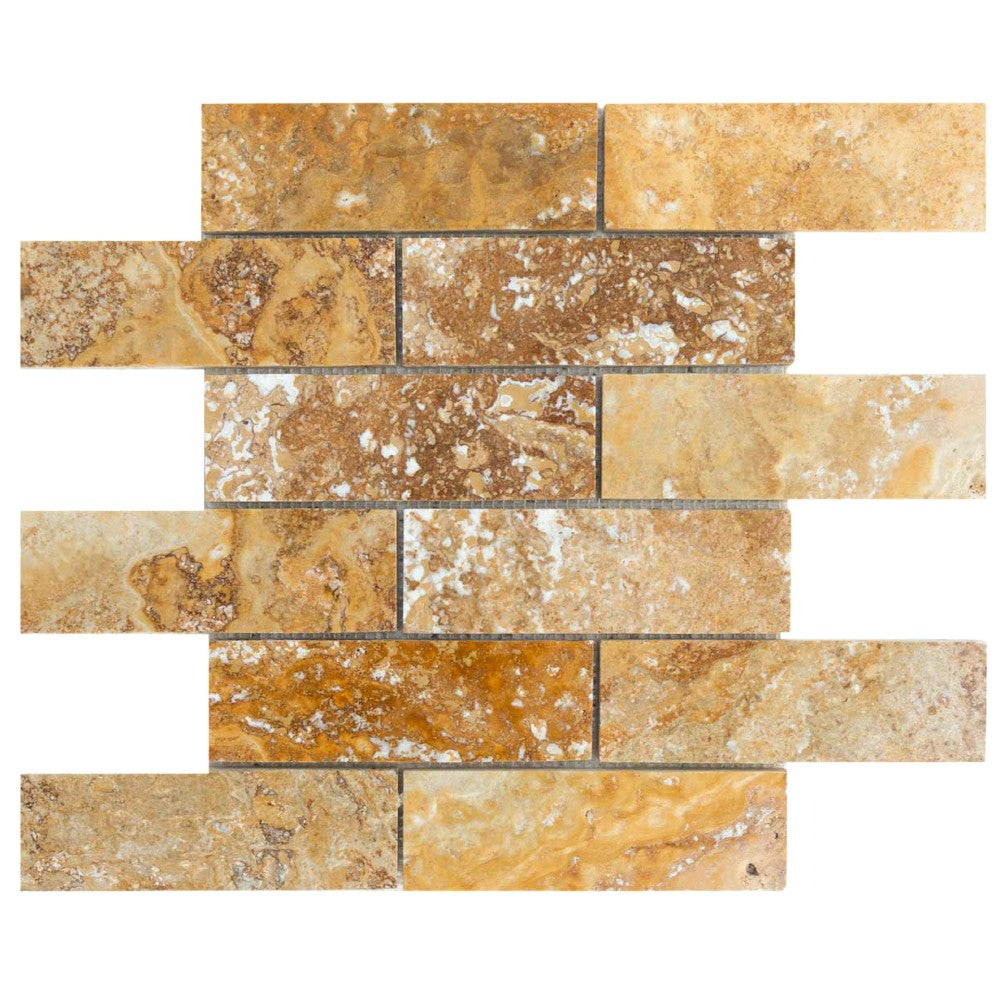 Scabos Travertine Mosaic Tiles