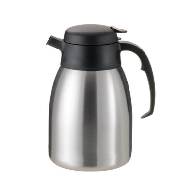 Service Ideas FVPC20 – Carafe, 2 liter, 5-5/8″ x 7-1/8″ x 9-7/8″, push-button lid (Case of 6)