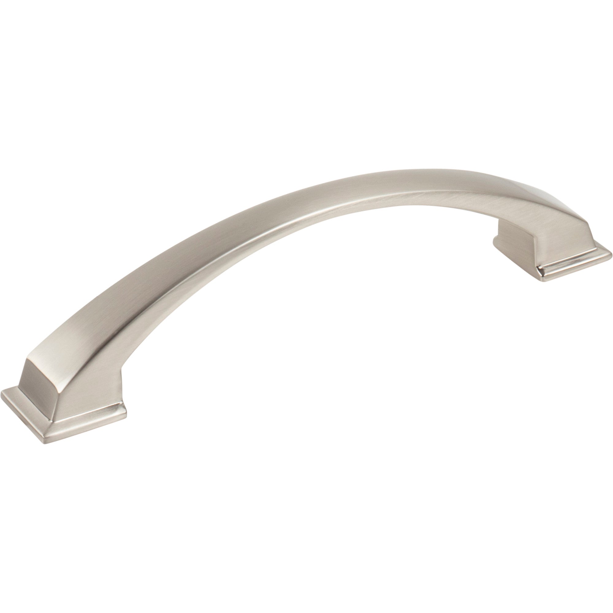 JEFFREY ALEXANDER 944-128SN Roman 128 mm Center-to-Center Arch Pull – Satin Nickel