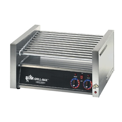 Star 45C – Hot Dog Grill w/Chrome-Plated Rollers