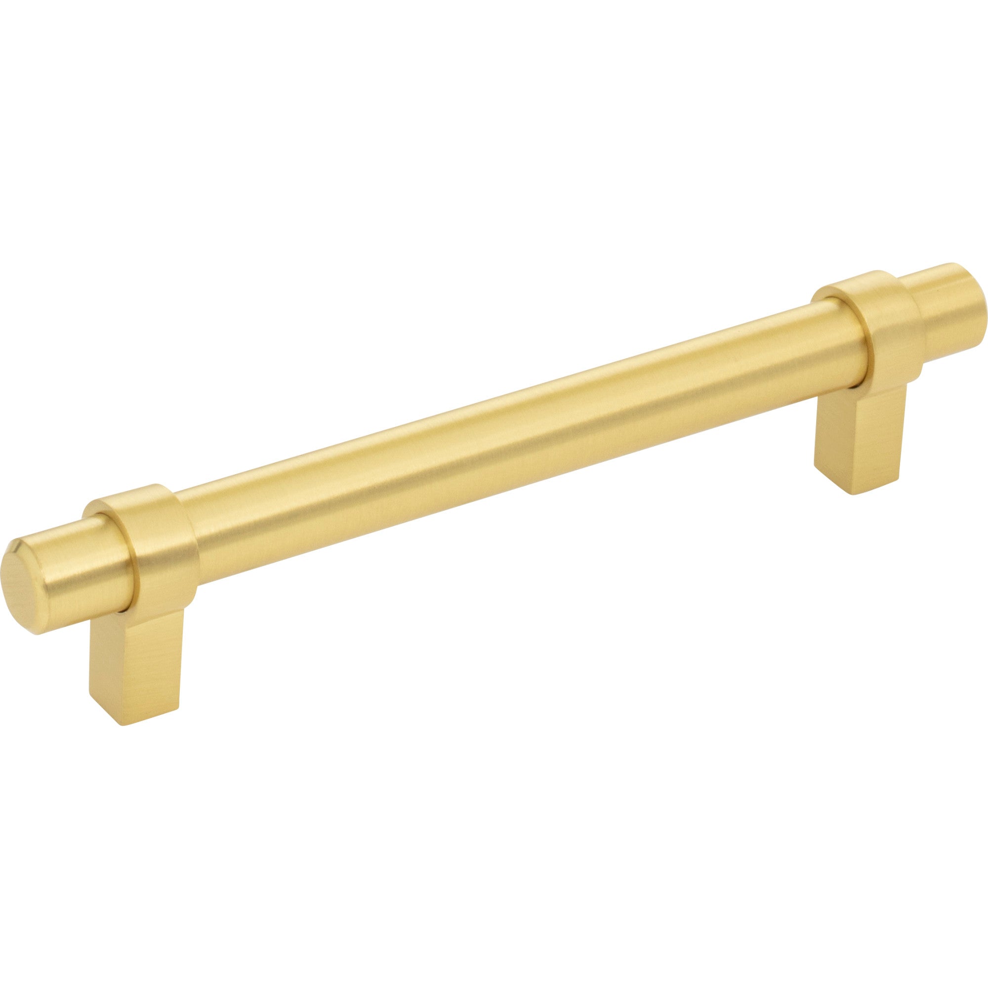 JEFFREY ALEXANDER 5128BG Key Grande 128 mm Center-to-Center Bar Pull – Brushed Gold