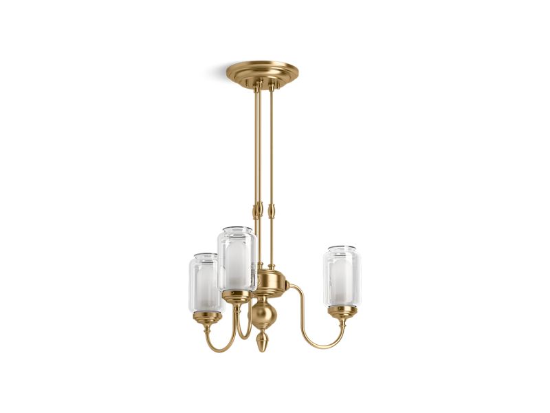 KOHLER 22657-CH03 Artifacts Three-light chandelier