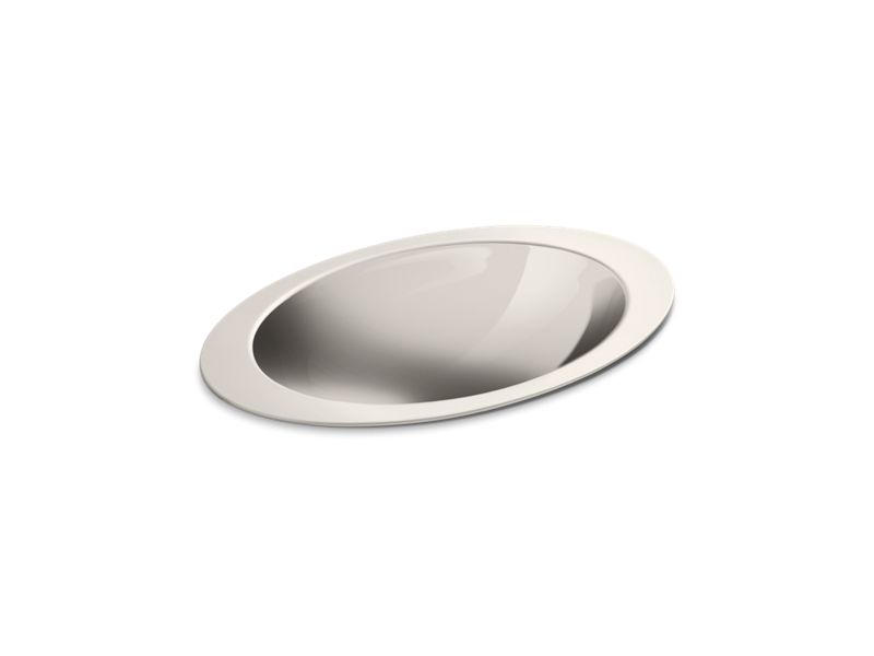 KOHLER 2603-MU Rhythm Oval Drop-in bathroom sink with mirror finish