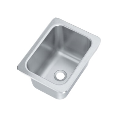 Vollrath 101-1-2 – Drop-In Stainless Steel Sink w/Single Bowl, 14 x 10 x 10 in.