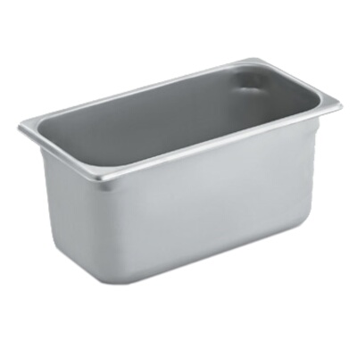 Vollrath S12066 – Steam Table Pan, 1/3 size, 6-1/4 quart, 6″ deep, (Case of 6)