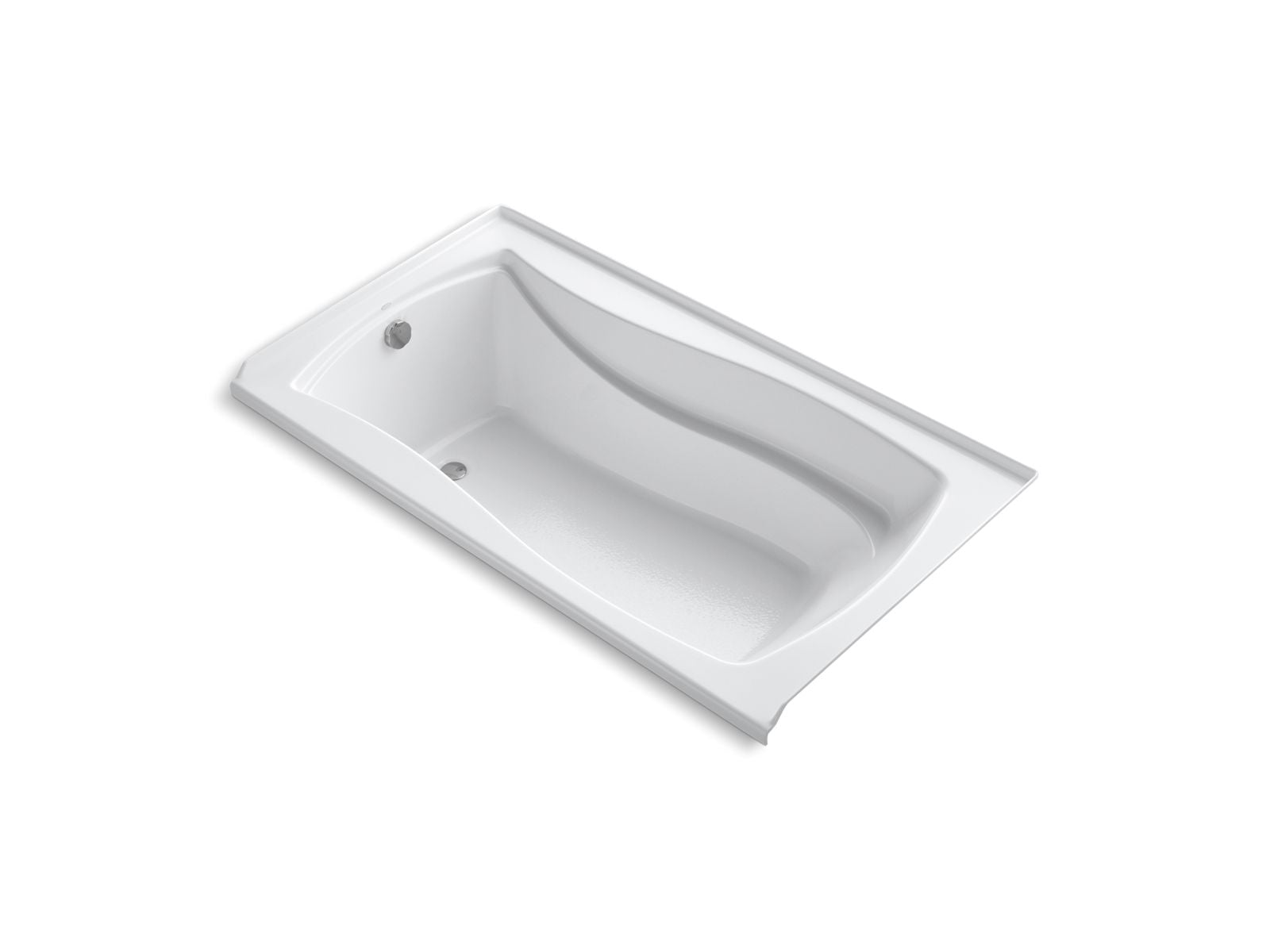 KOHLER K-1229-L-0 Mariposa 66″ X 36″ Alcove Bath, Left Drain In White