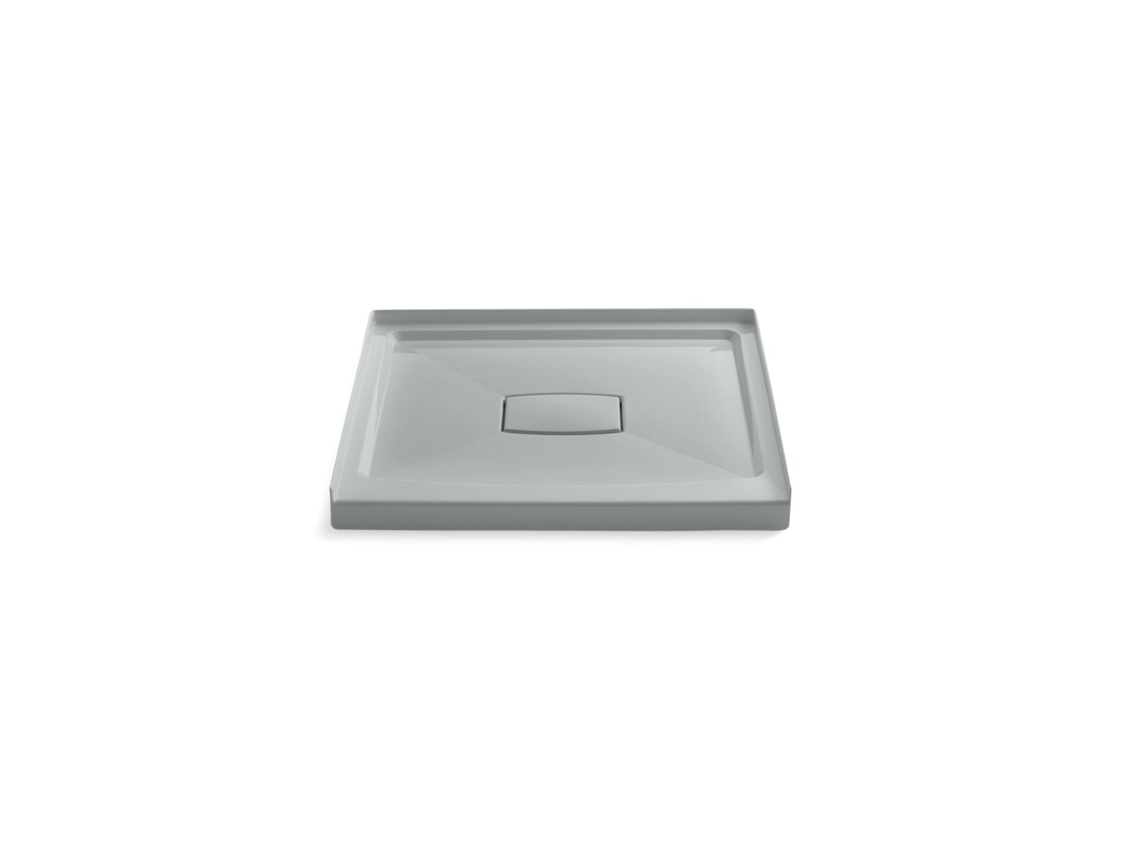 KOHLER K-9396-95 Archer 36″ X 36″ Alcove Shower Base, Center Drain In Ice Grey