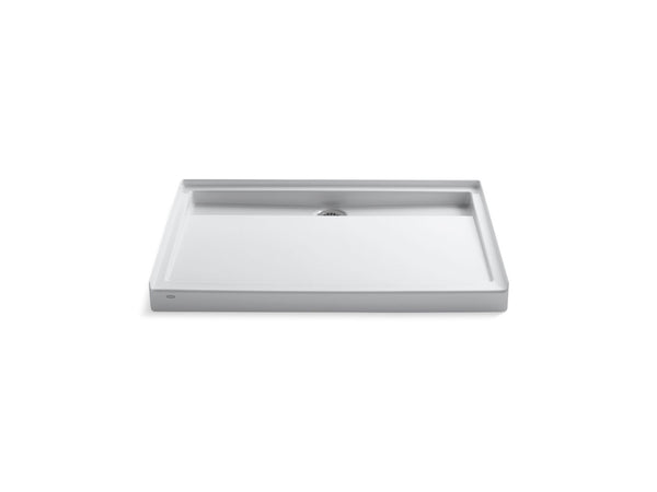 Groove® 48″ X 36″ Alcove Shower Base, Rear Center Drain