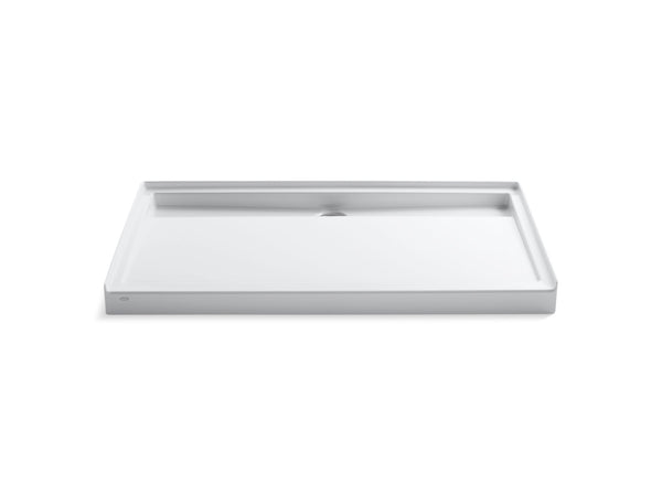 Groove® 60″ X 36″ Alcove Shower Base, Center Drain