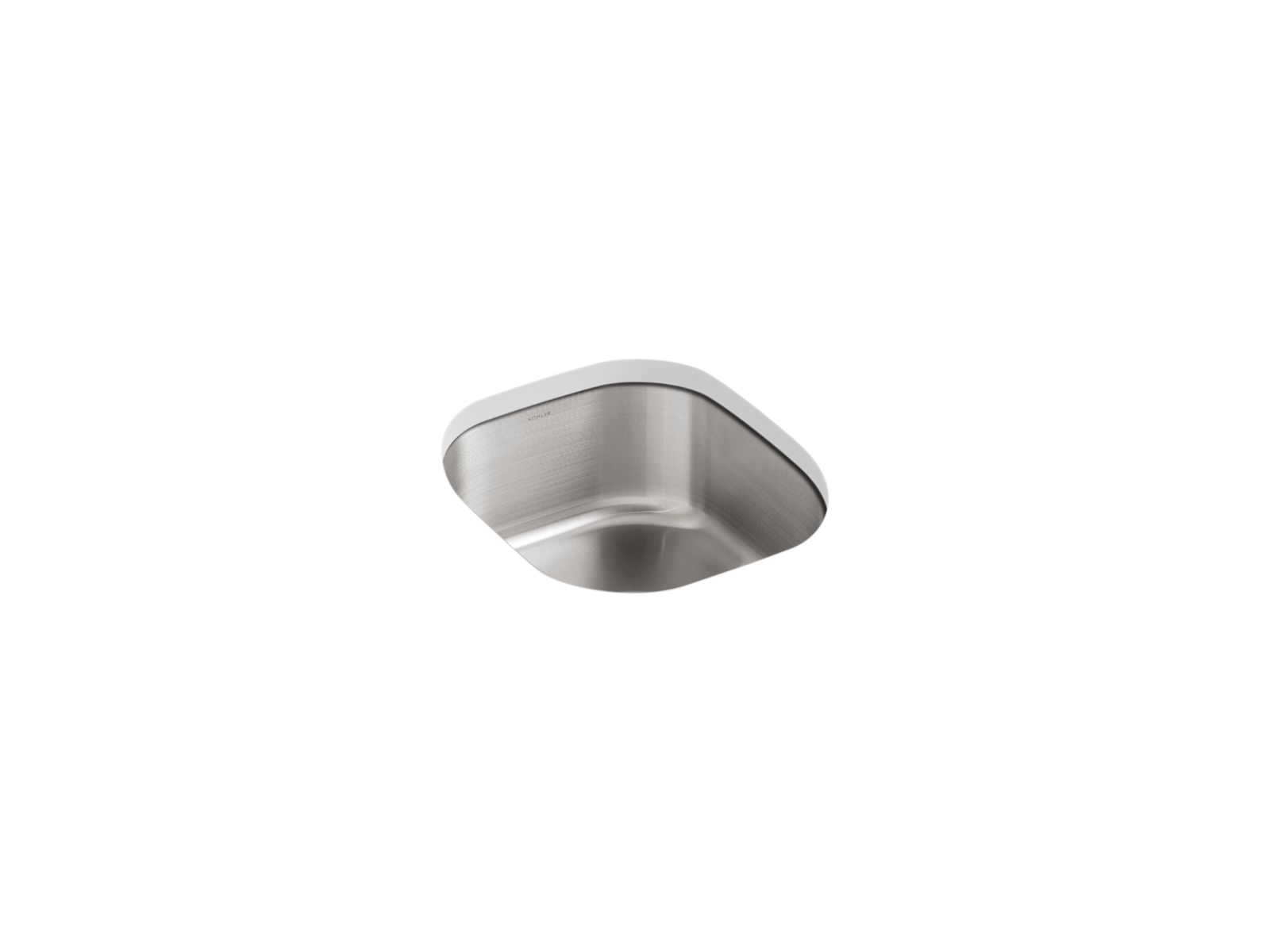 KOHLER K-3336-NA Undertone 15-1/2″ Undermount Single-Bowl Kitchen Sink