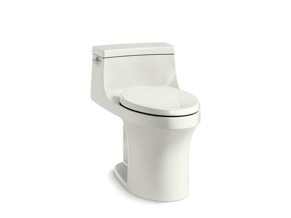 San Souci® One-Piece Compact Elongated Toilet With Concealed Trapway, 1.28 Gpf