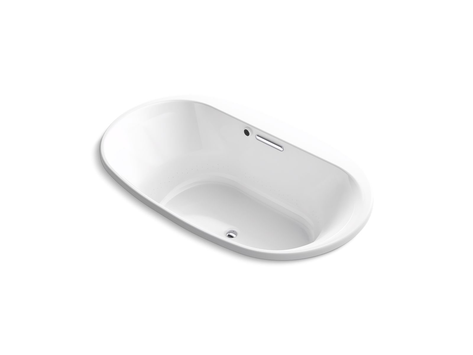 KOHLER K-5718-GH-0 Underscore 71-1/2″ X 41-1/2″ Drop-In Heated Bubblemassage In White